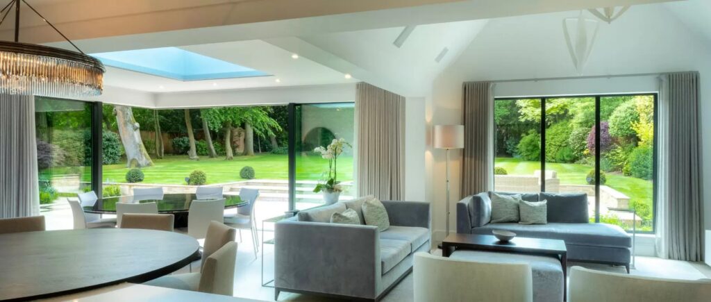 Contemporary home extension buckinghamshire house