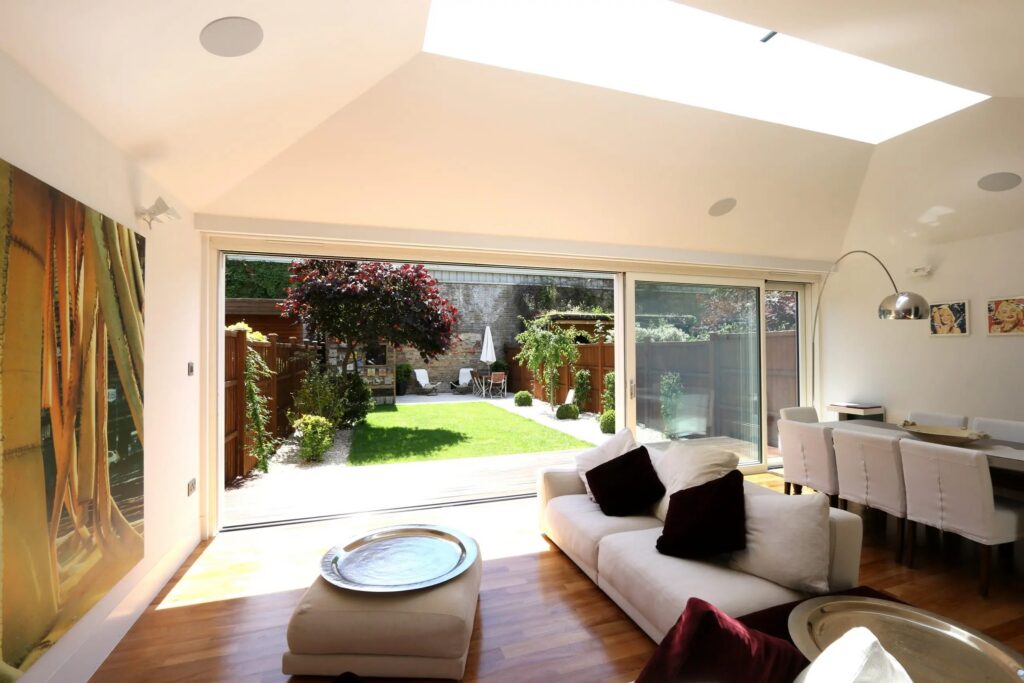Orchard Road sliding door with a cat flap Sieger Systems scaled