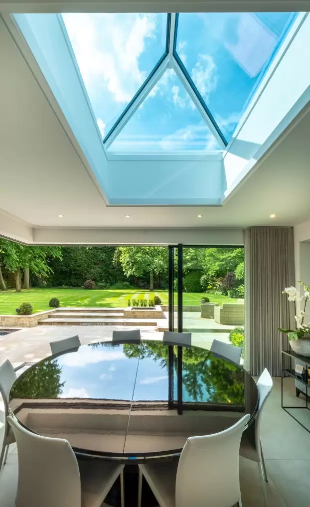 aluminium roof lantern buckinghamshire house