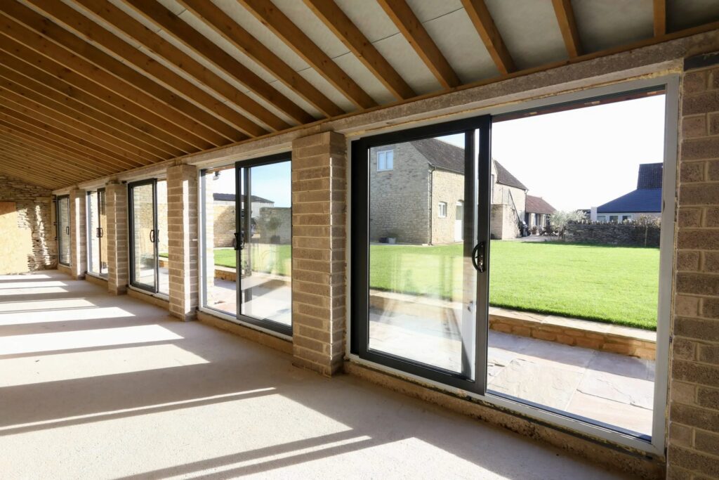 barn renovation aluminium doors stable barn sieger systems scaled