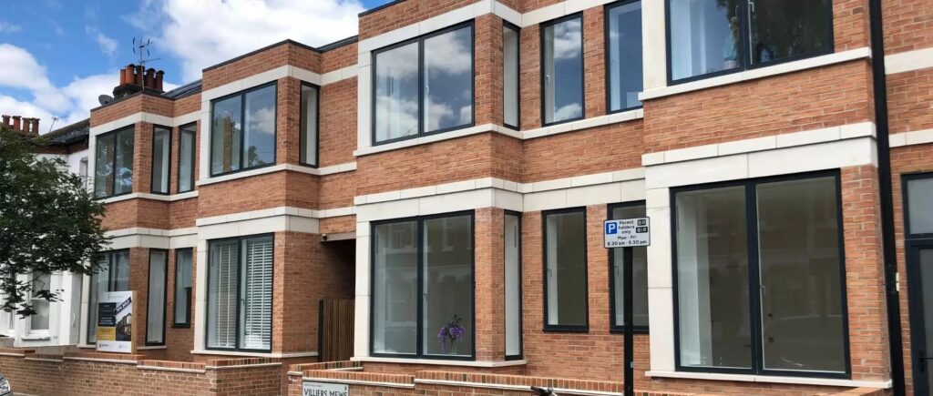 villiers mews alumninium glazing