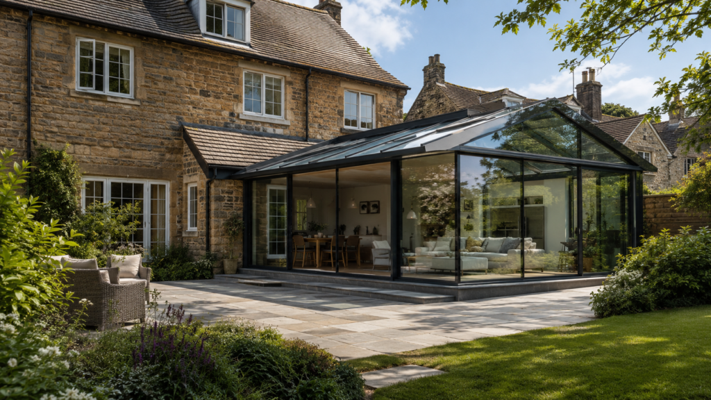 glass extensions sieger